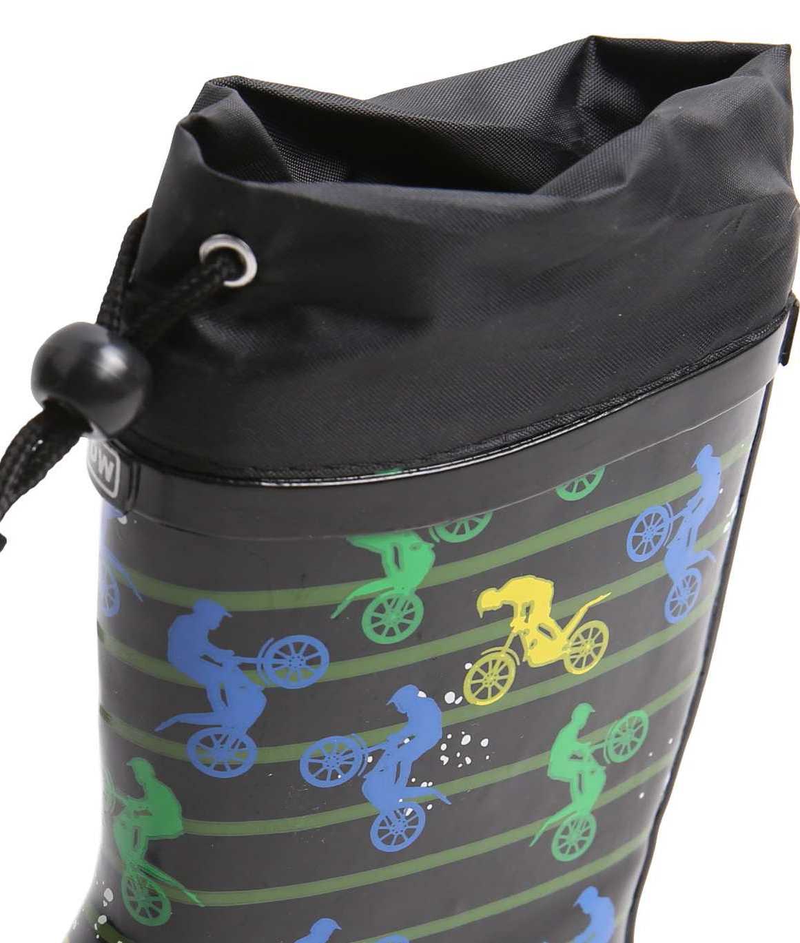 Chlapecke holínky Wolf Y2202B černé cross