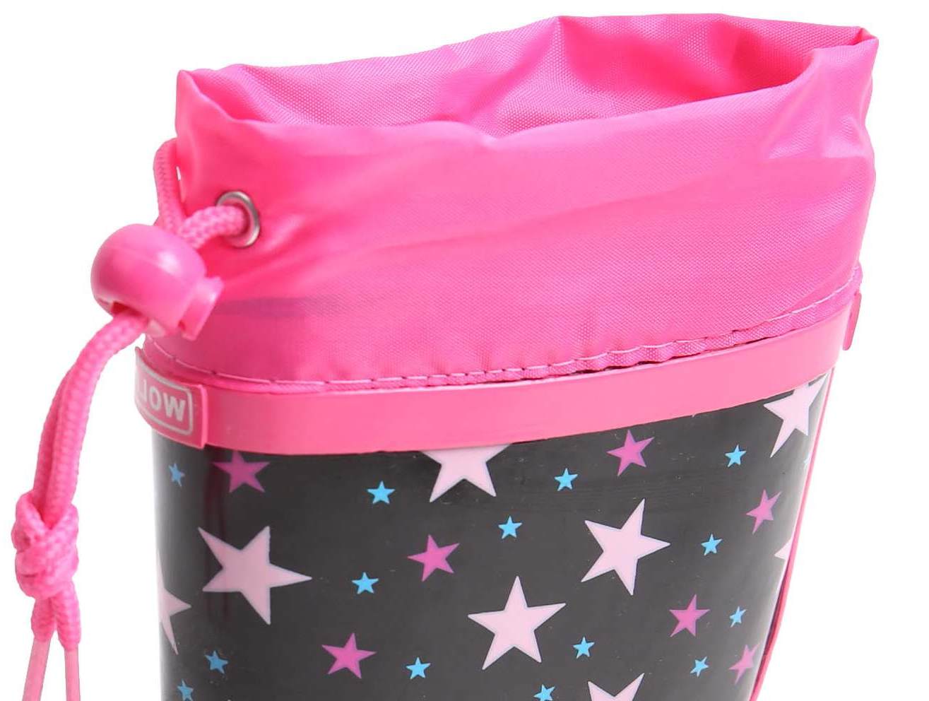 Dívčí  holínky Wolf Y2202B tmavě modré hvězdičky