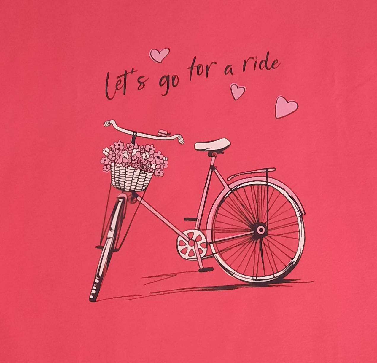 Dívčí noční košile Betty mode tmavě růžová s kolem