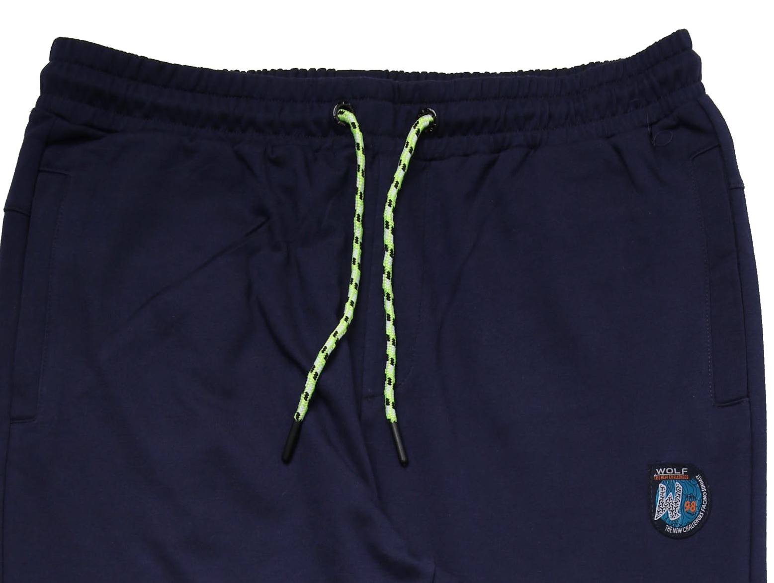 Sportovní chlapecké tepláky Wolf T2276D vel. 164 tmavě modré