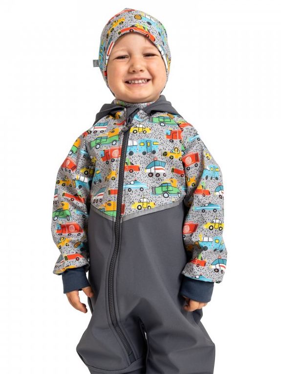 Dětská softshellová kombinéza Unuo ZOO na výletě