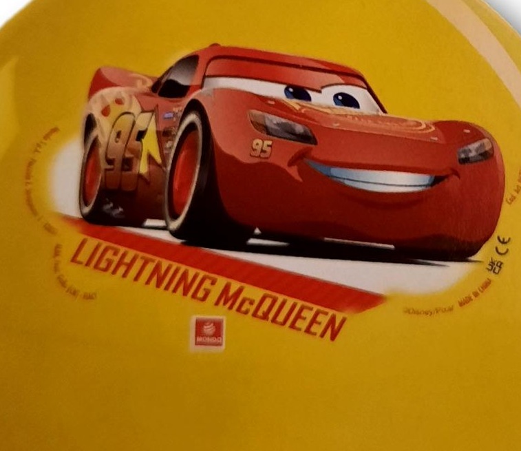 Skákací míč (hopsadlo) Cars žlutý