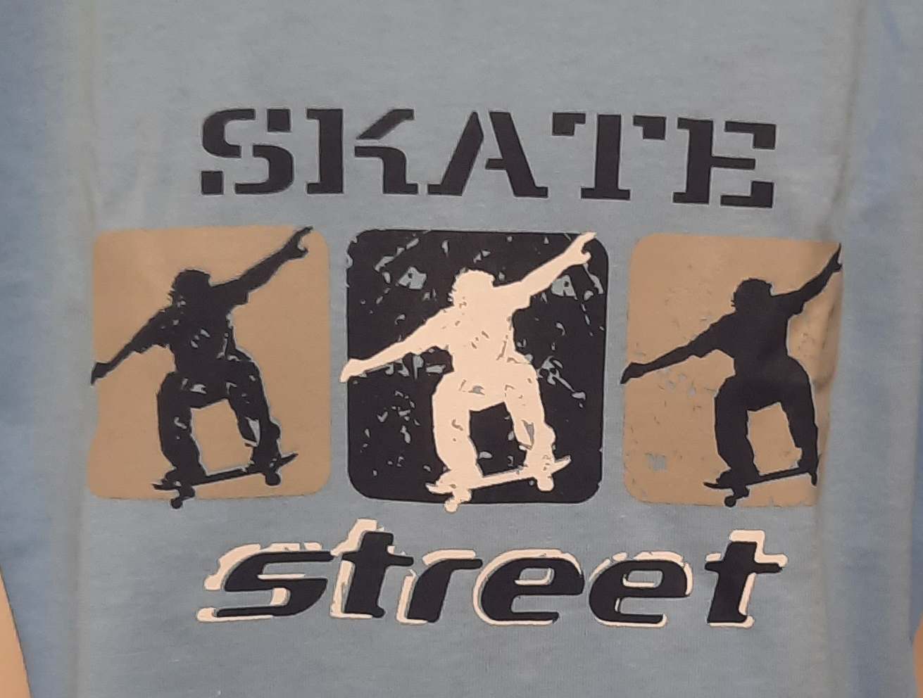 Chlapecké pyžamo Betty Mode SKATE sv. modré - rovná nohavice