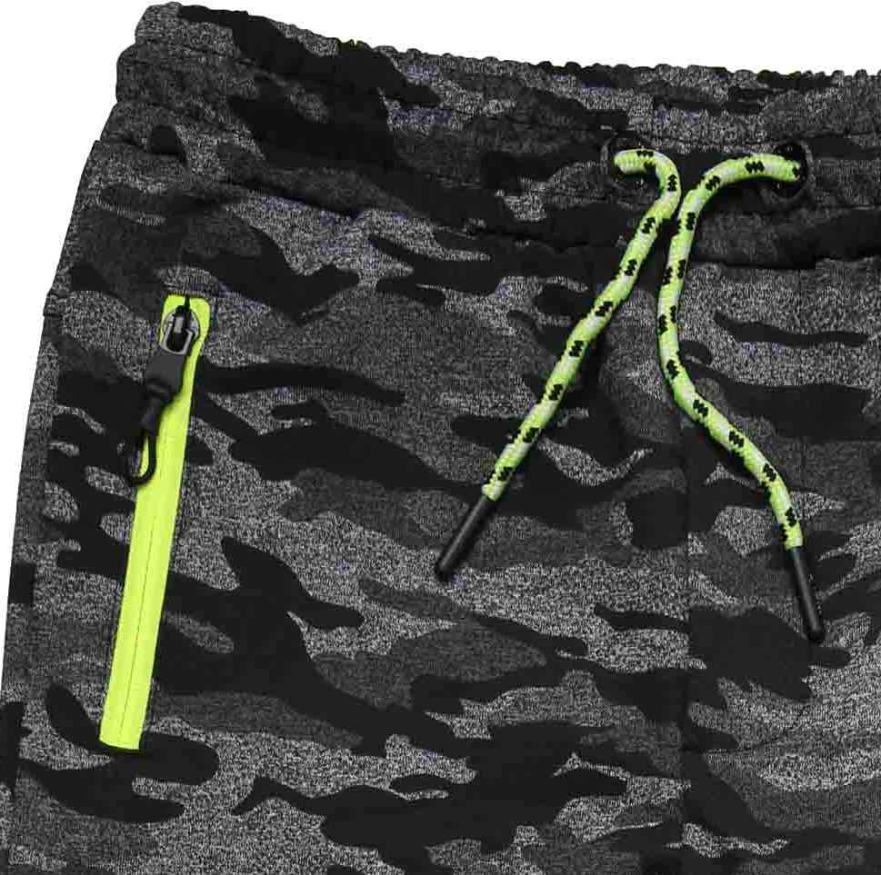 Sportovní chlapecké tepláky Wolf T2280 vel. 128-164 - šedý maskáč