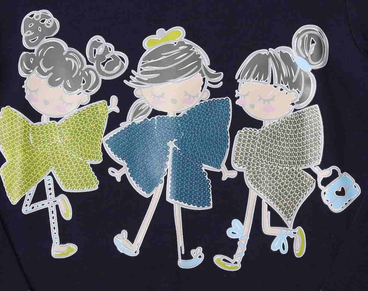 Dívčí triko Wolf S2241B tmavě modré