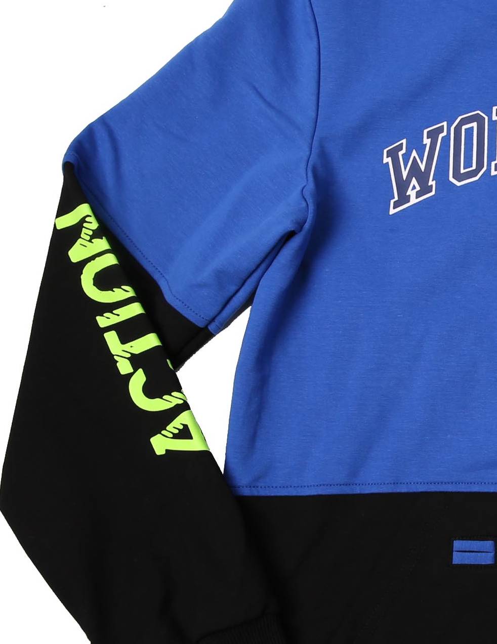 Chlapecká mikina Wolf M2258 vel. 146-164 modrá