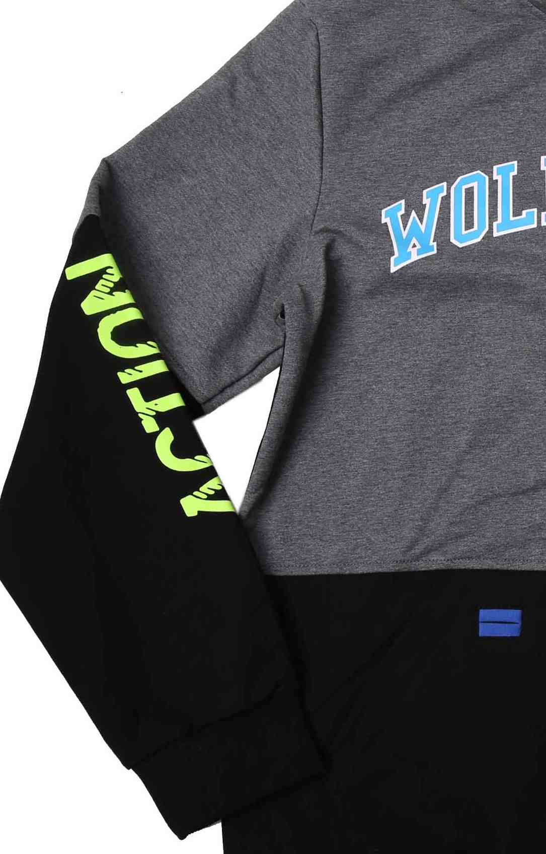 Chlapecká mikina Wolf M2258 vel. 140-152 šedá