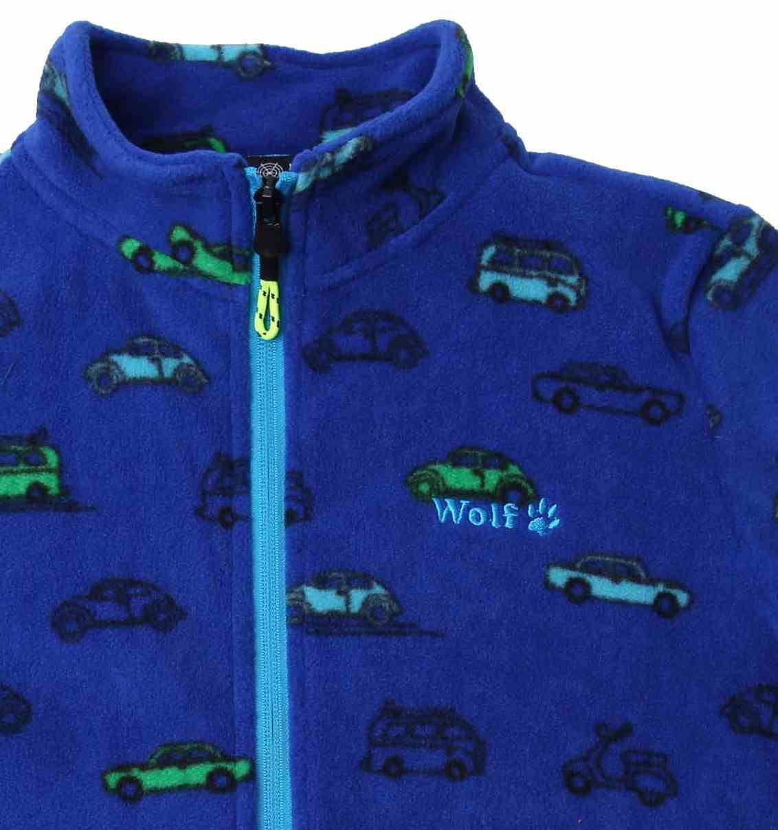 Chlapecká fleecová mikina Wolf B2247 vel. 128 modrá