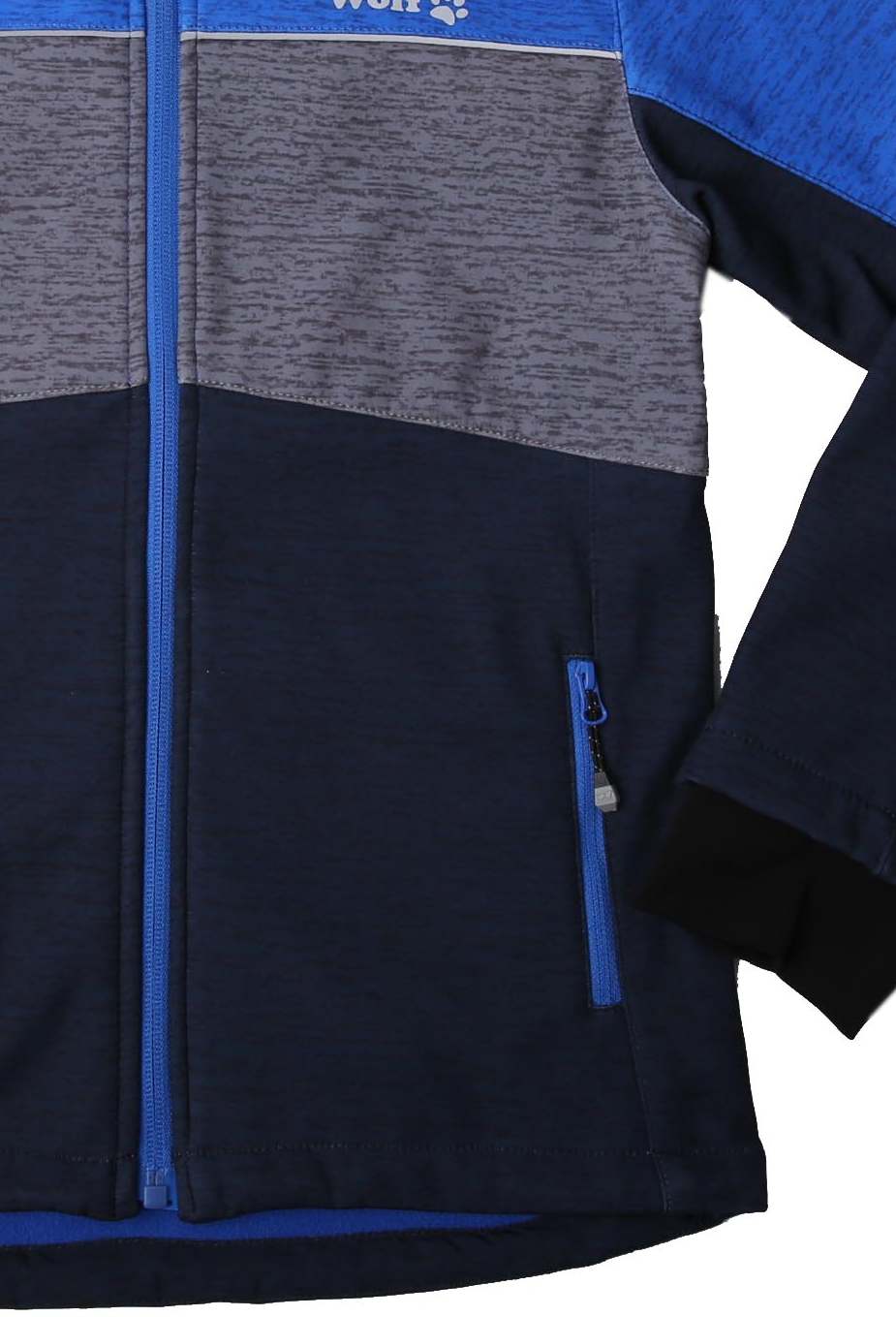 Chlapecká softshellová bunda Wolf B2268 tmavě modrá
