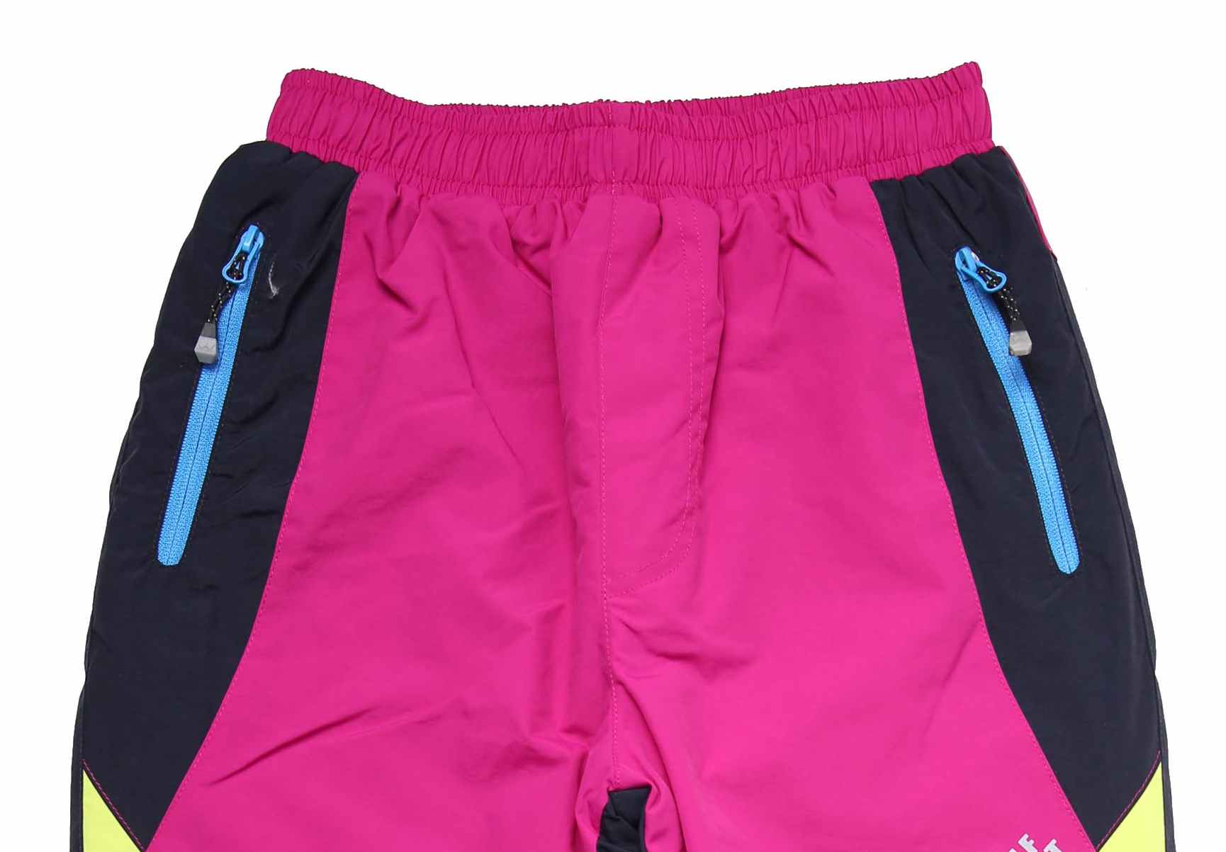 Dívčí vyfleecované šusťáky Wolf B2272 růžové