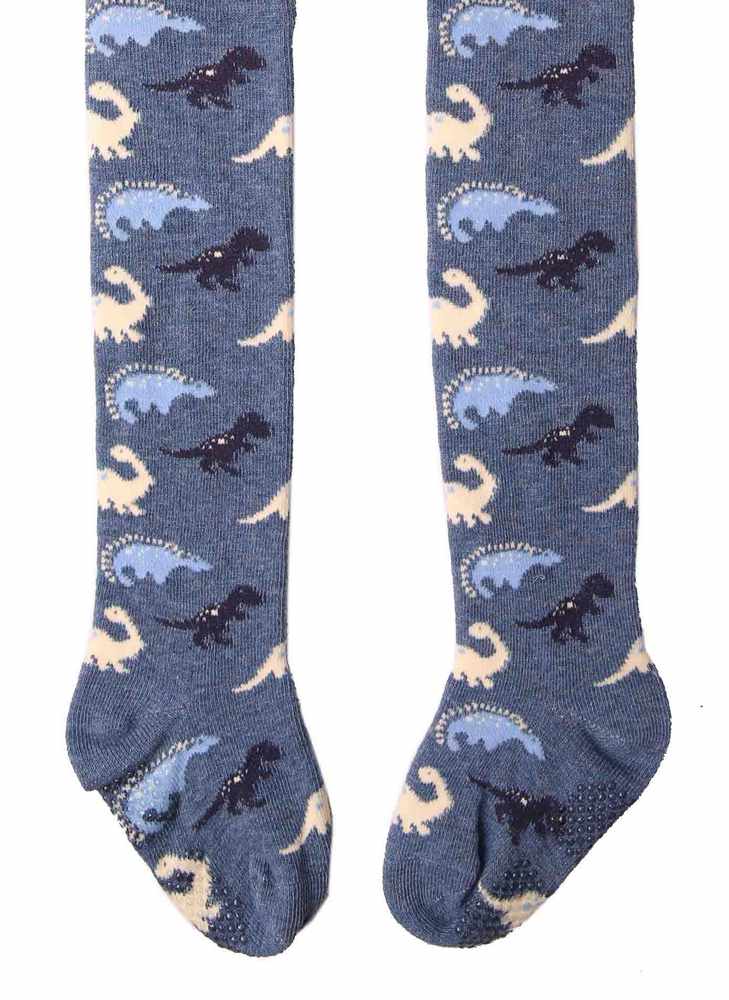 Dětské punčocháče Wolf P2210 šedé s dinem