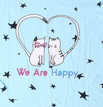 Dívčí noční košile Wolf S2282 světle modrá