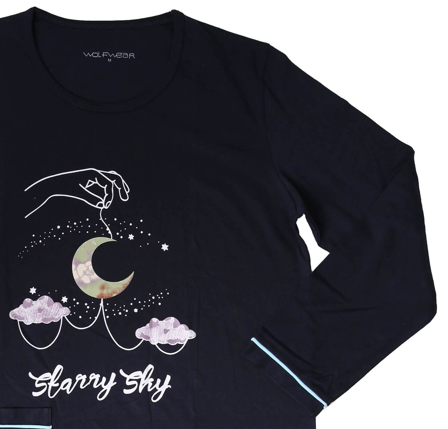 Dámská noční košile Wolf D2241 tmavě modrá