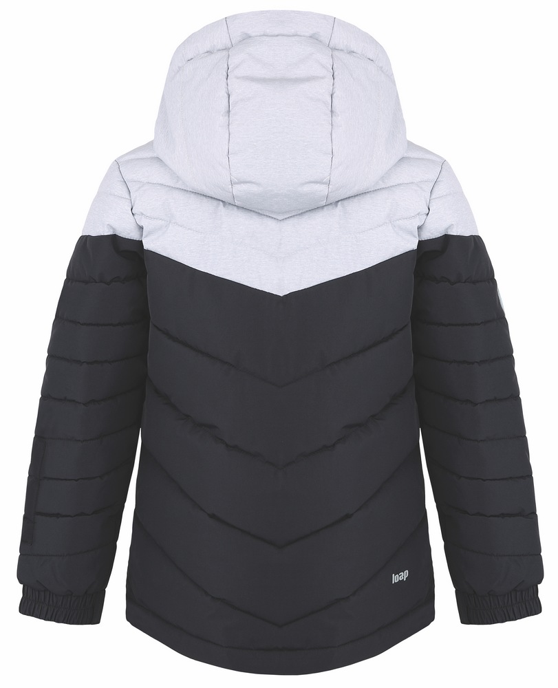 Lyžařská zimní bunda Loap Fullsac modrá se šedou