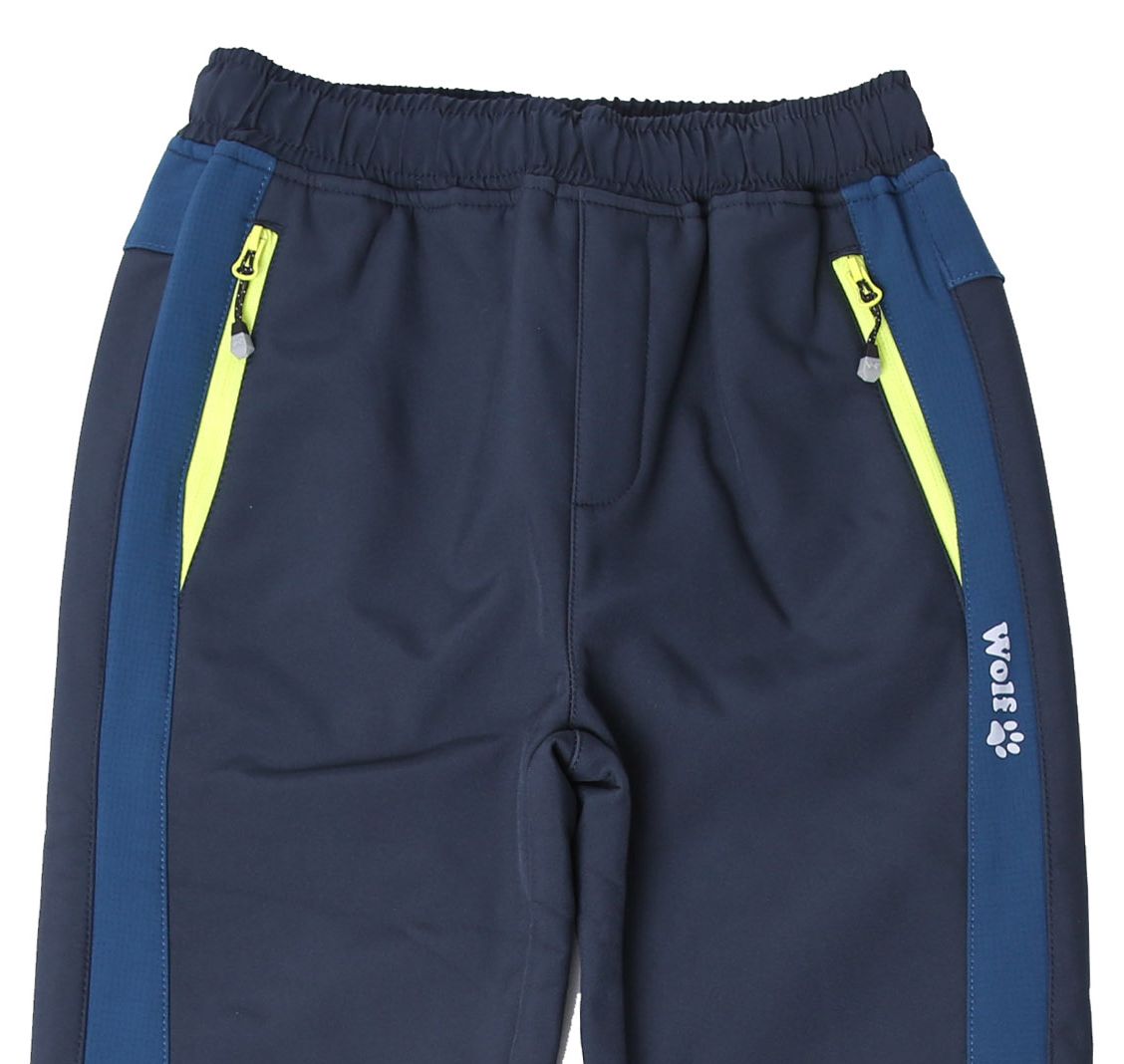 Dětské softshellové kalhoty Wolf B2296 vel. 104 tmavě modré