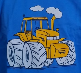 Chlapecké pyžamo Betty Mode vel. 128 modré traktor