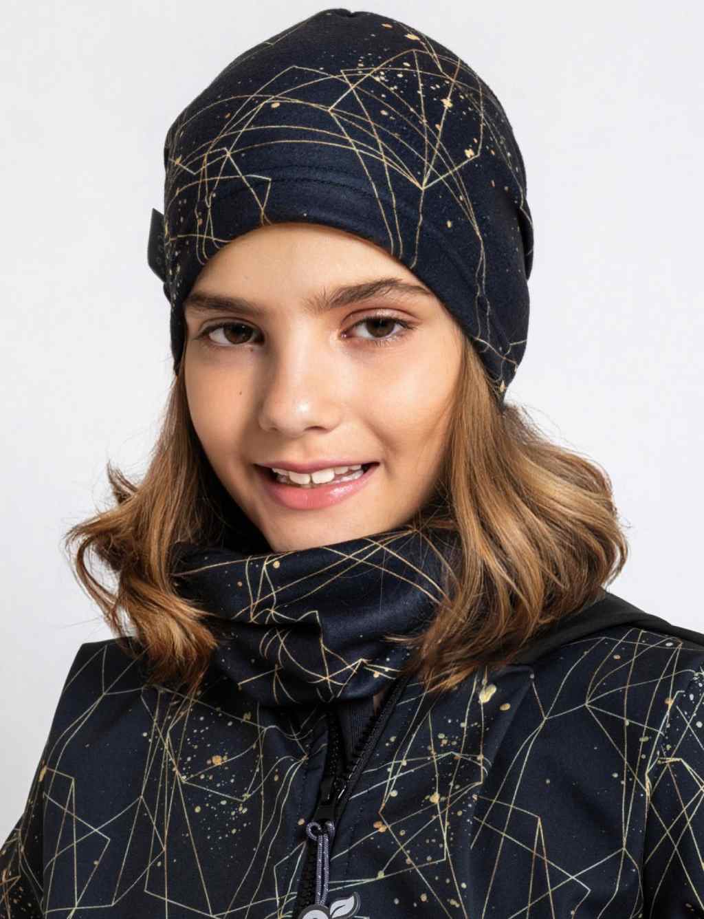 Dívčí fleecová čepice Unuo šperky