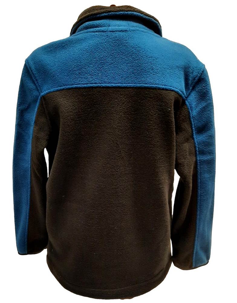 Chlapecká fleecová mikina Wolf B2248 vel. 152,158 černá s modrou