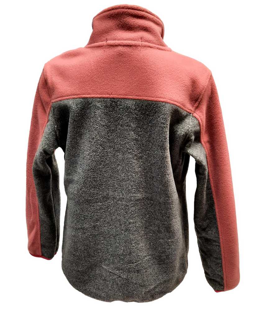 Dívčí fleecová mikina Wolf B2245 šedá se starorůžovou