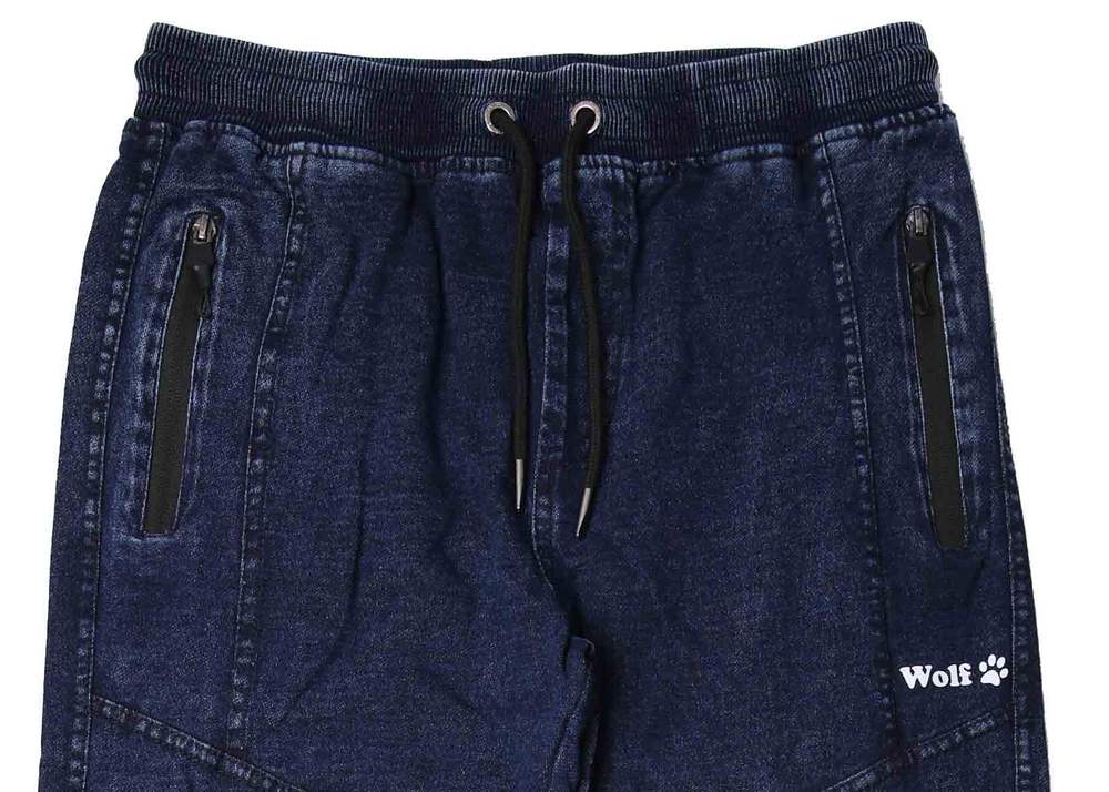 Sportovní kalhoty Wolf T2364 - IMITACE RIFLOVINY vel. 140 modré