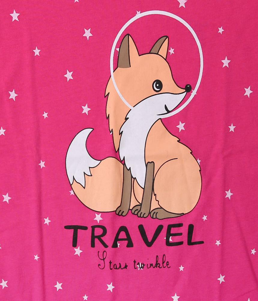 Dívčí noční košile Wolf S2383 tmavě růžová