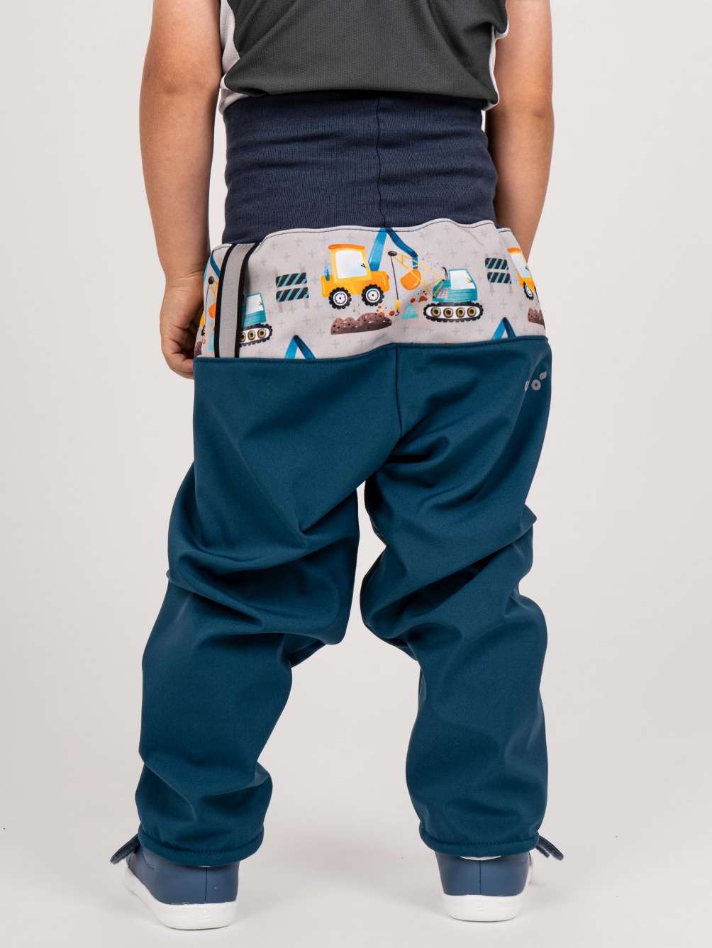 Batolecí softshellové kalhoty Unuo s fleecem bagry