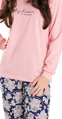 Dívčí a dámské pyžamo Betty Mode vel. L růžové Dreamer