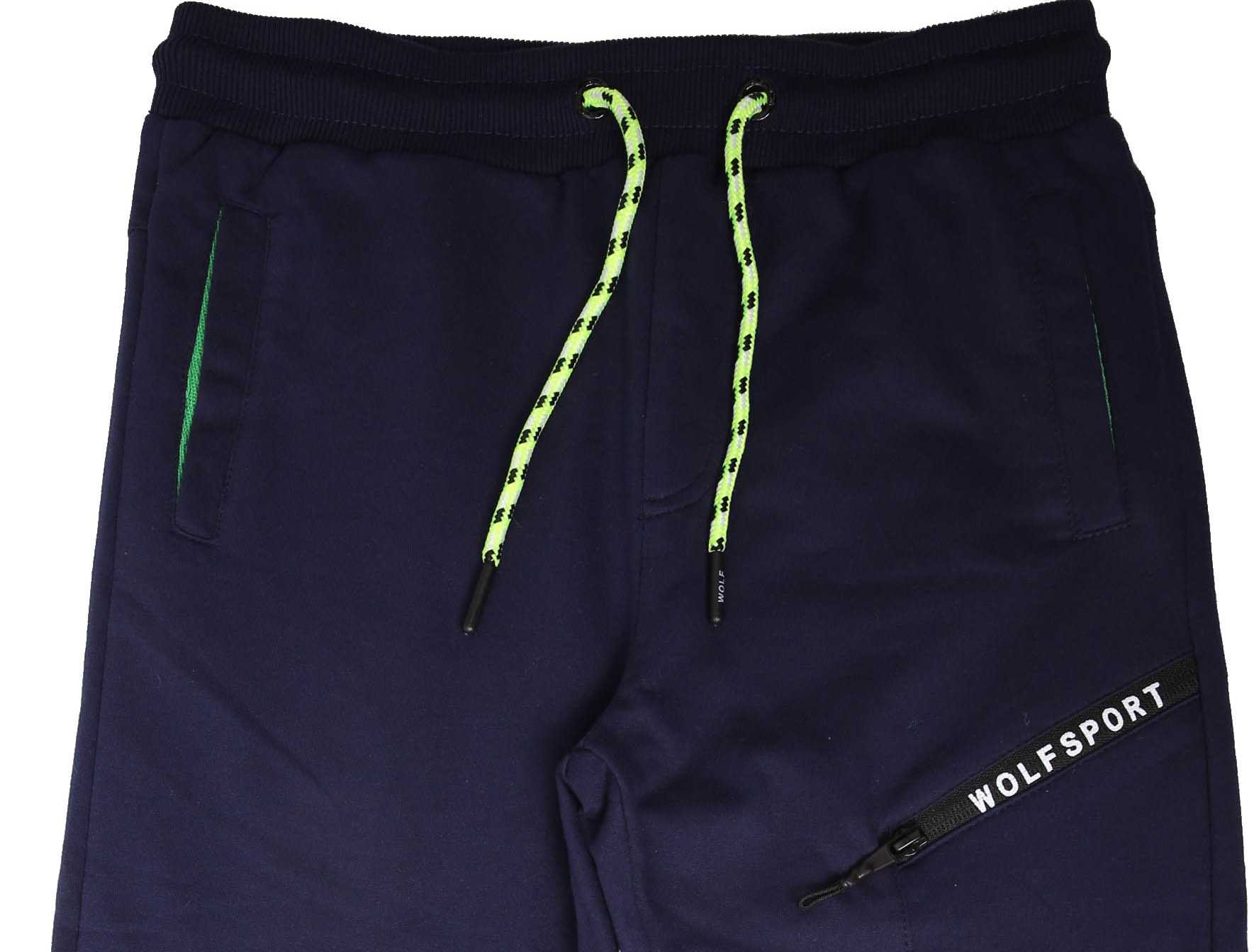 Sportovní chlapecké tepláky Wolf T2276B vel. 146 tm.modré