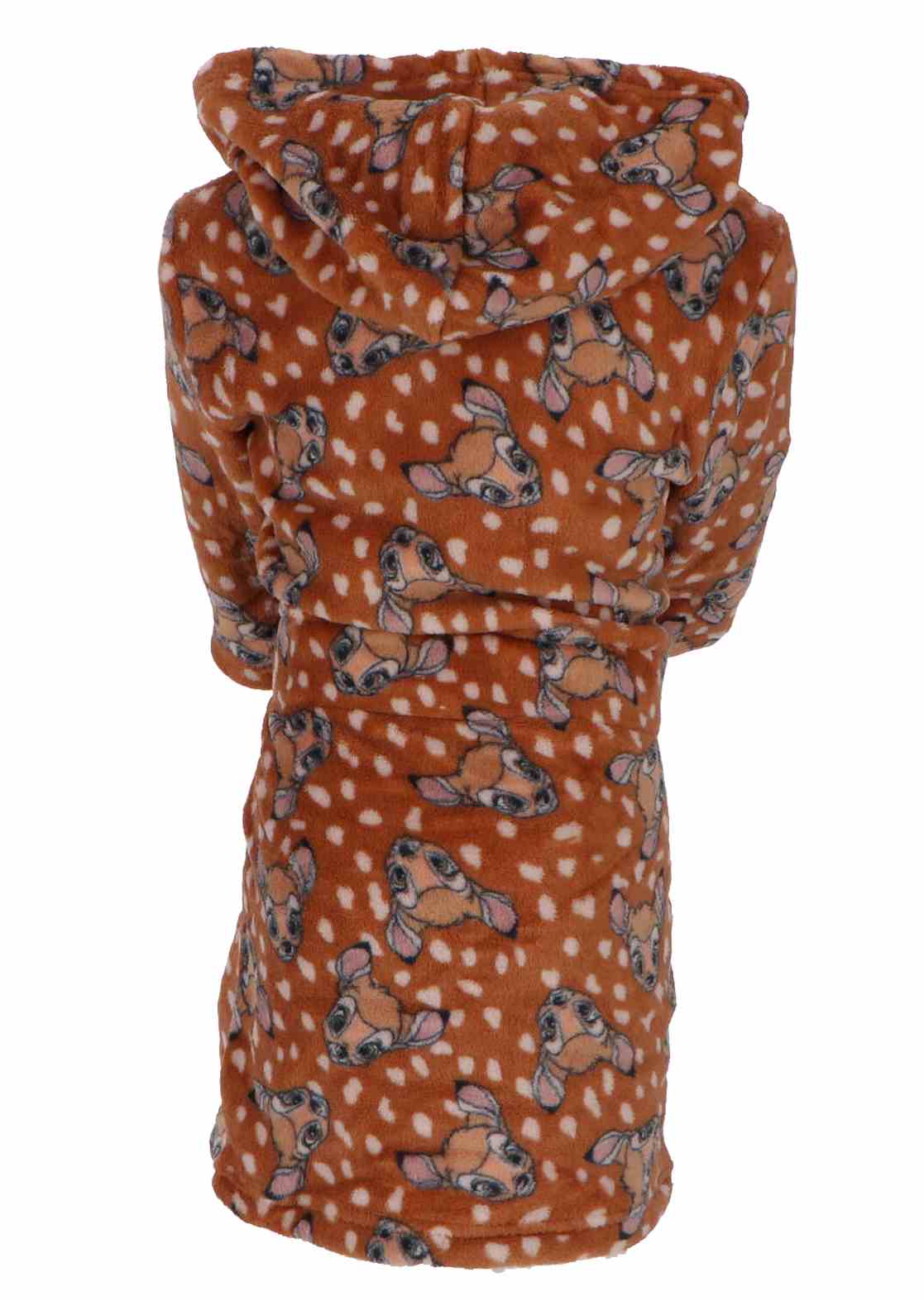 Dětský župan Bambi hnědý 3/4 rukáv