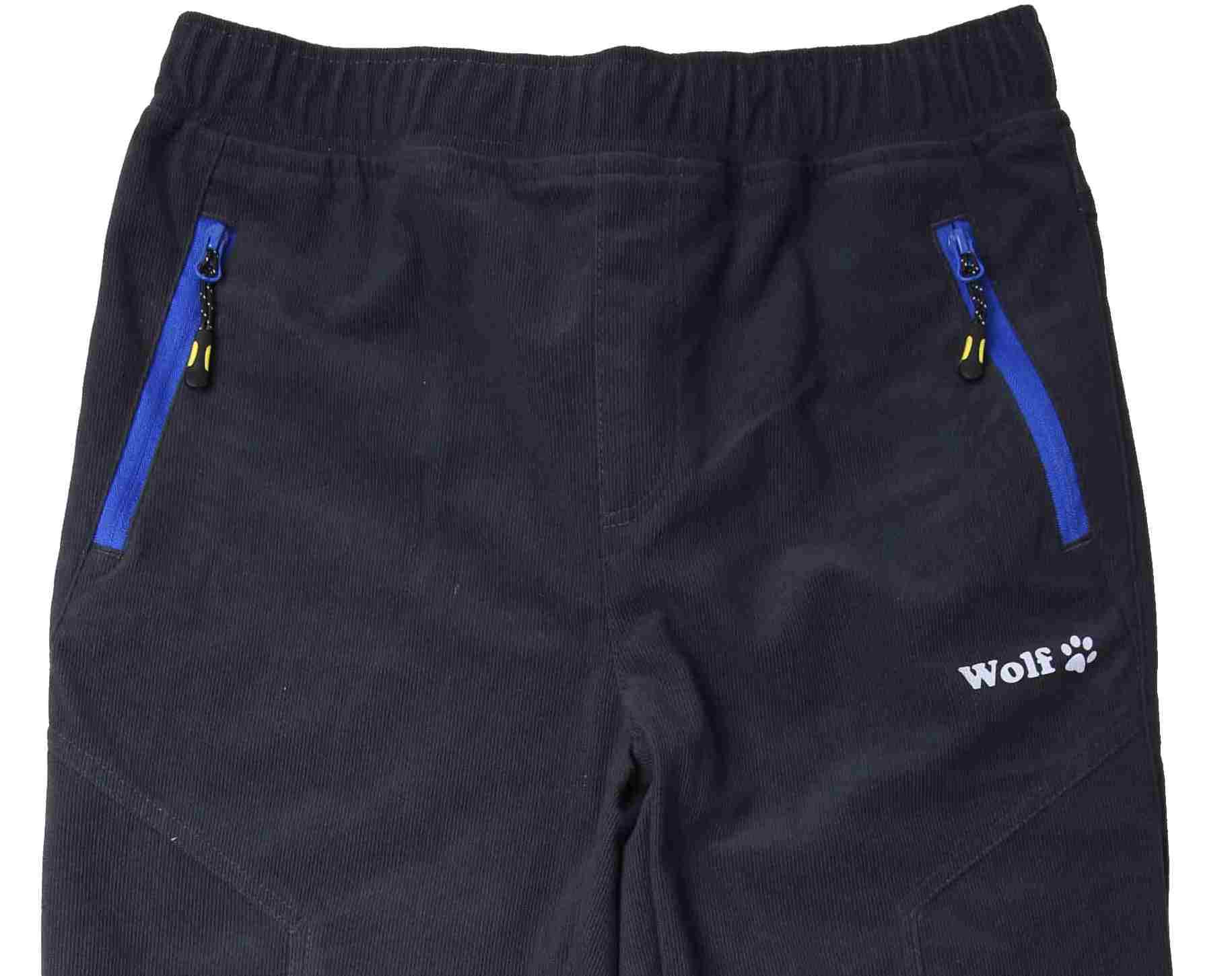 Chlapecké manšestrové kalhoty Wolf T2353 vel. 98-110 šedé