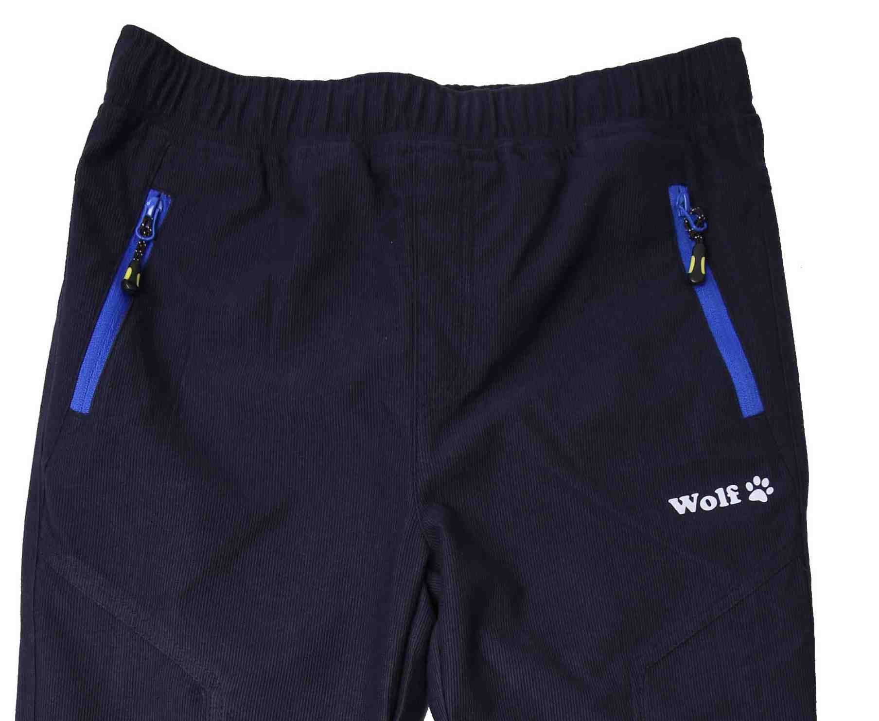 Chlapecké manšestrové kalhoty Wolf T2353 vel. 98 tmavě modré