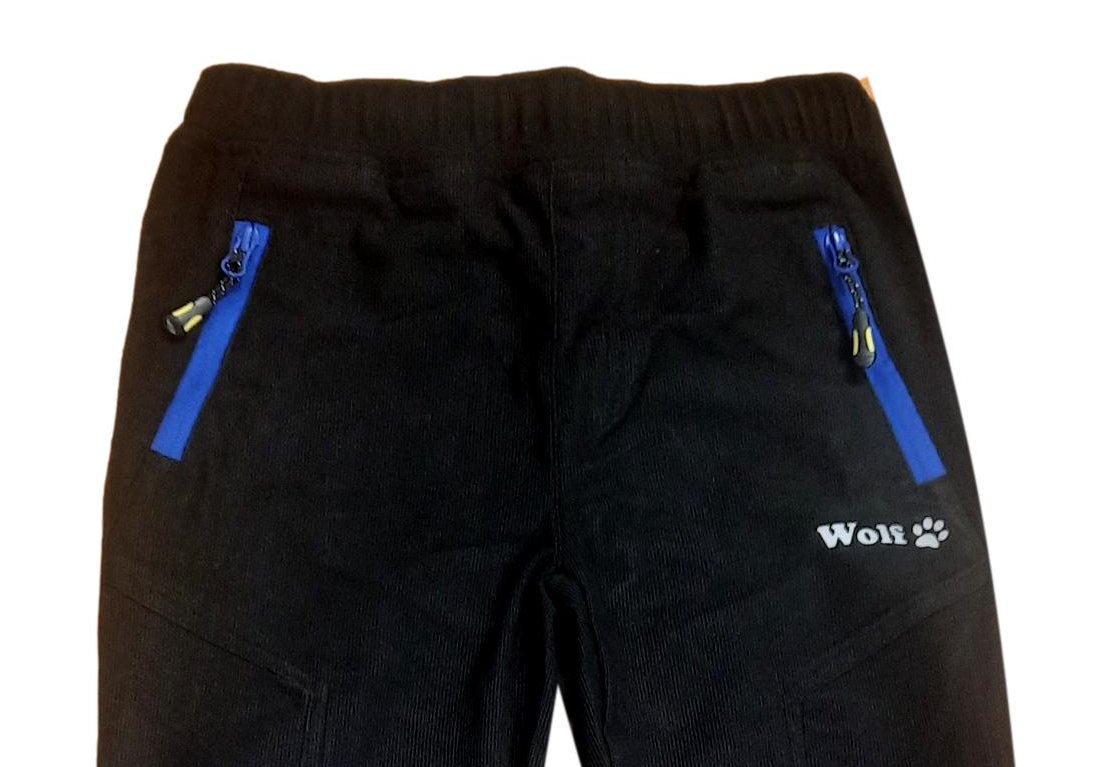 Chlapecké manšestrové kalhoty Wolf T2353 černé