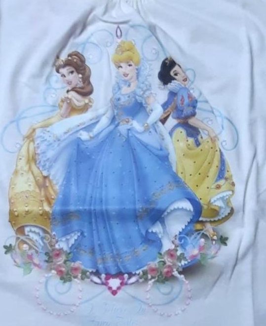 Dívčí tunika Princezny vel. 92 smetanová