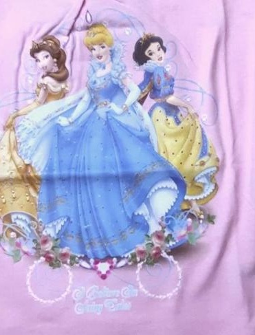 Dívčí tunika Princezny vel. 92 růžová