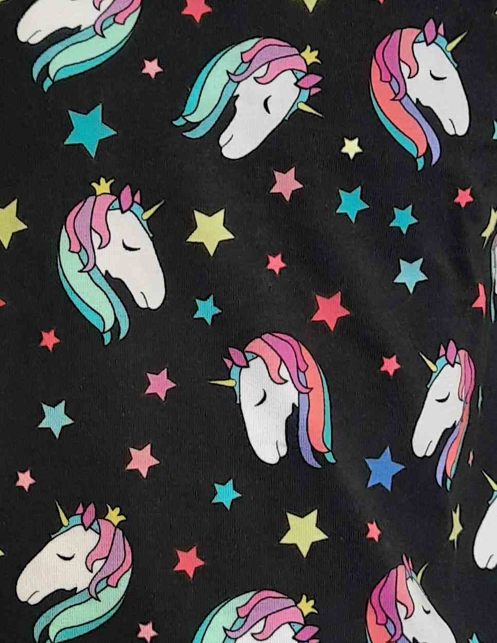 Dívčí triko Betty mode tmavě modré jednorožci