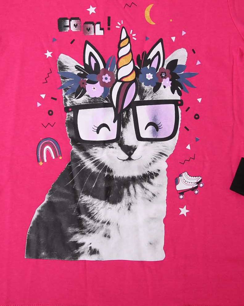 Dívčí pyžamo Wolf S2352B tmavě růžové