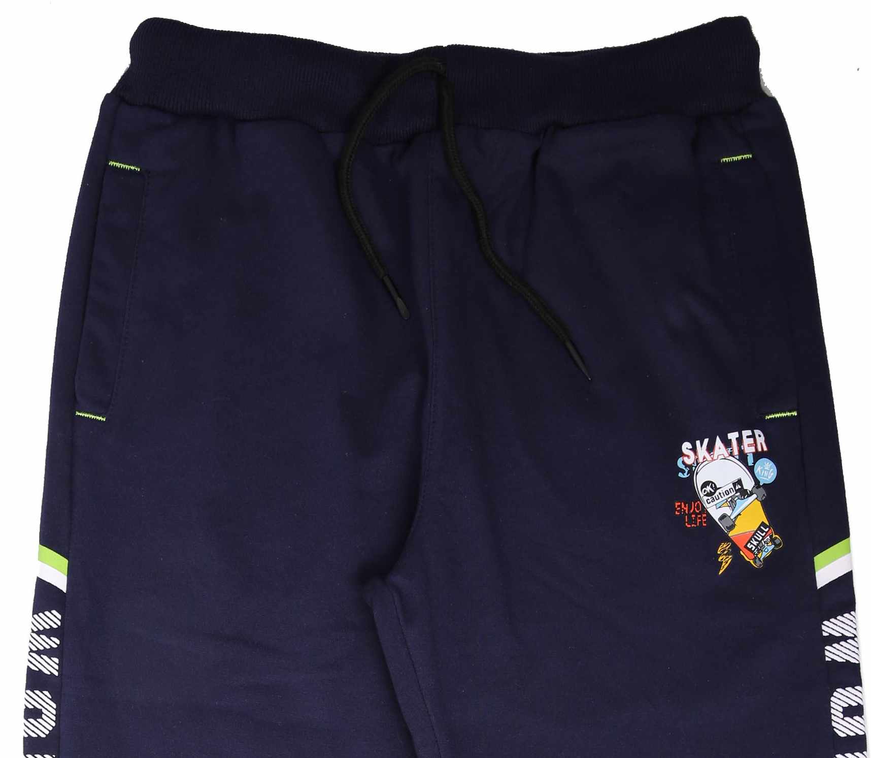 Sportovní chlapecké tepláky Wolf T2278B vel. 116-140 tmavě modré