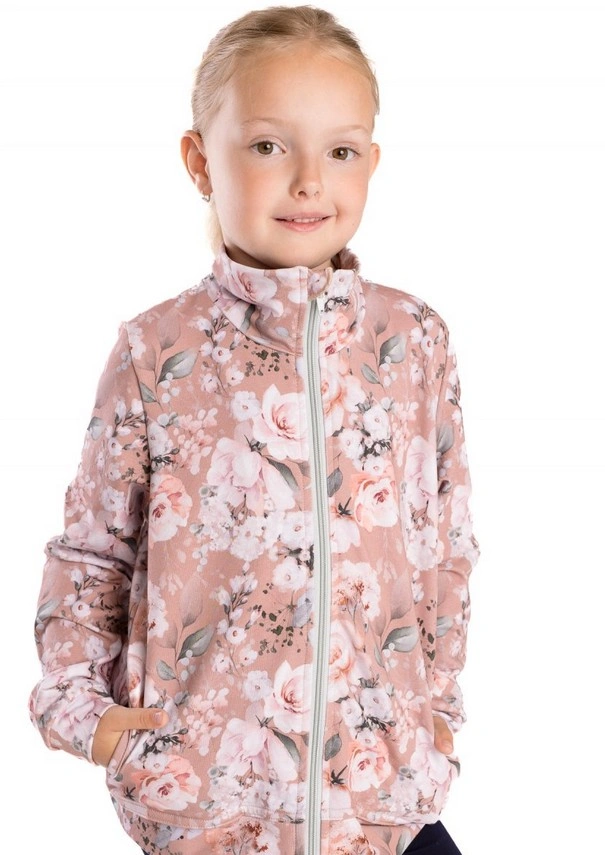 Dívčí mikina Betty mode vel. 98-128 DIVOKÁ RŮŽE
