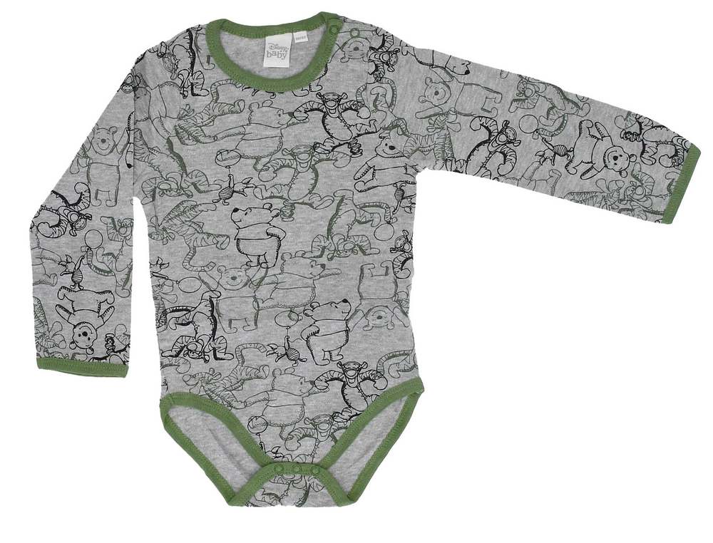 Dětské body medvídek Pú vel. 62/68 dvojbalení