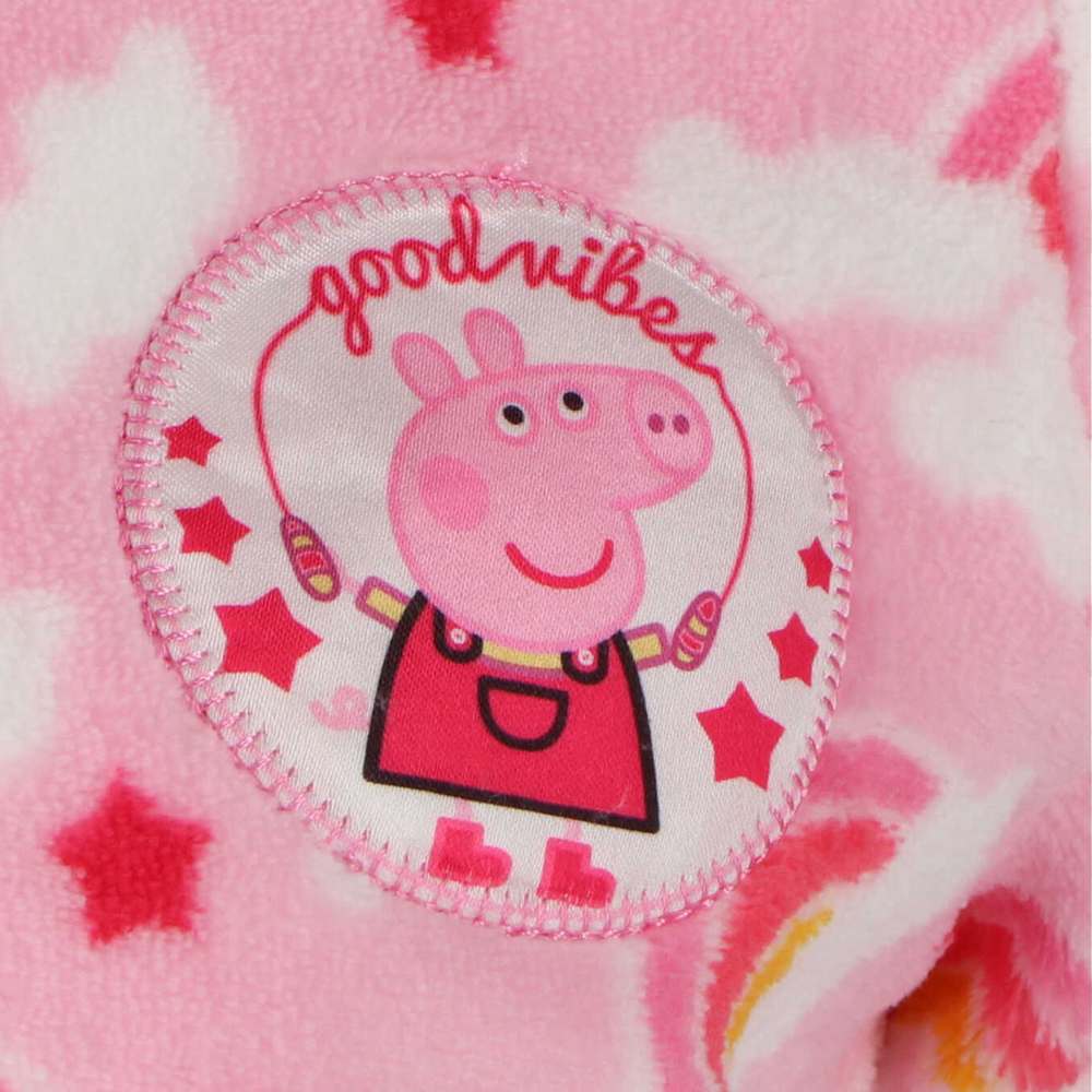 Fleecová dívčí mikina Peppa Pig vel. 98/104-110/116 růžová