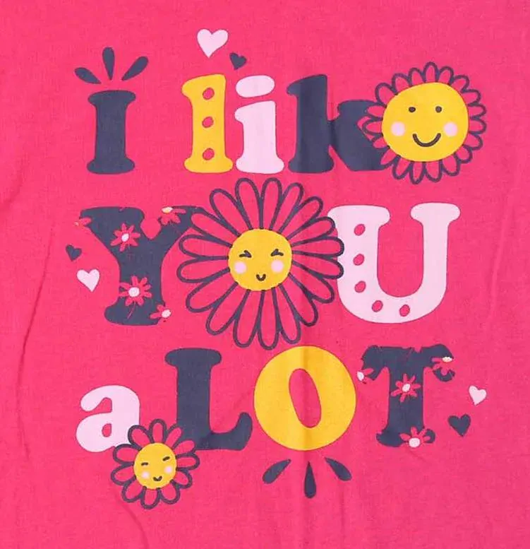 Dívčí letní pyžamo Wolf S2461 tmavě růžové