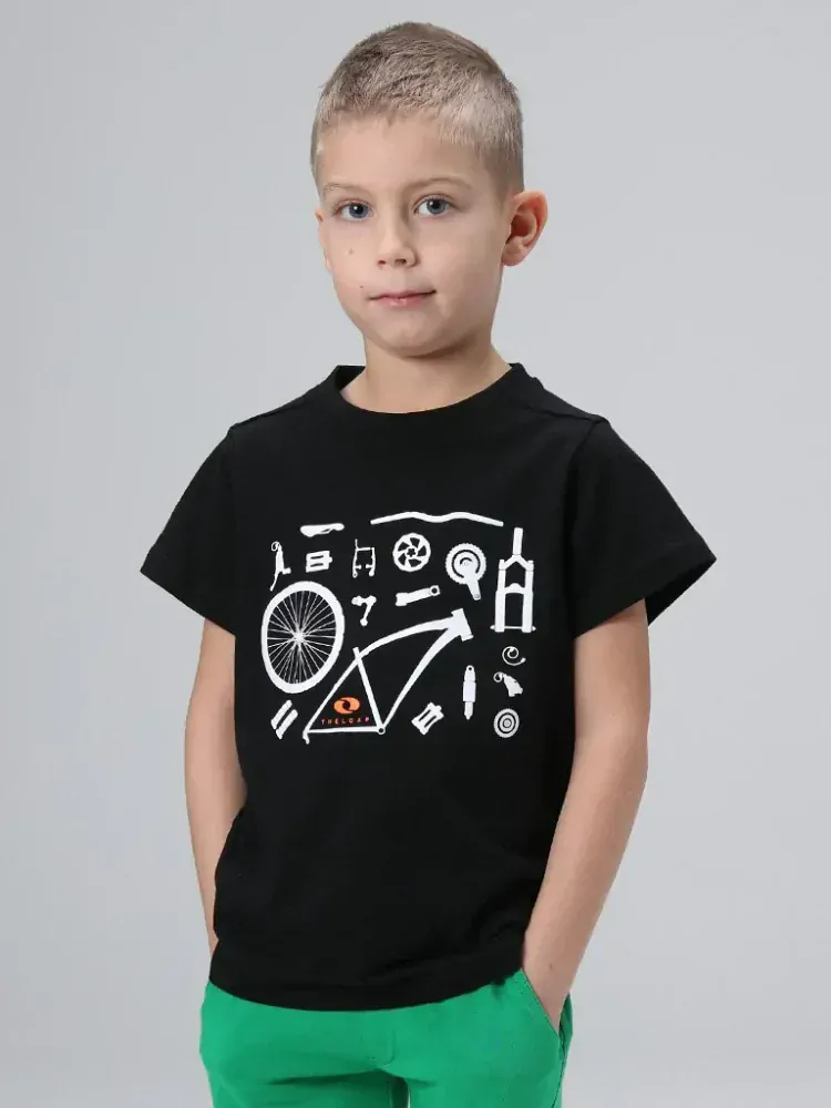 Chlapecké tričko Loap Booler vel. 110/116-146/152 černé