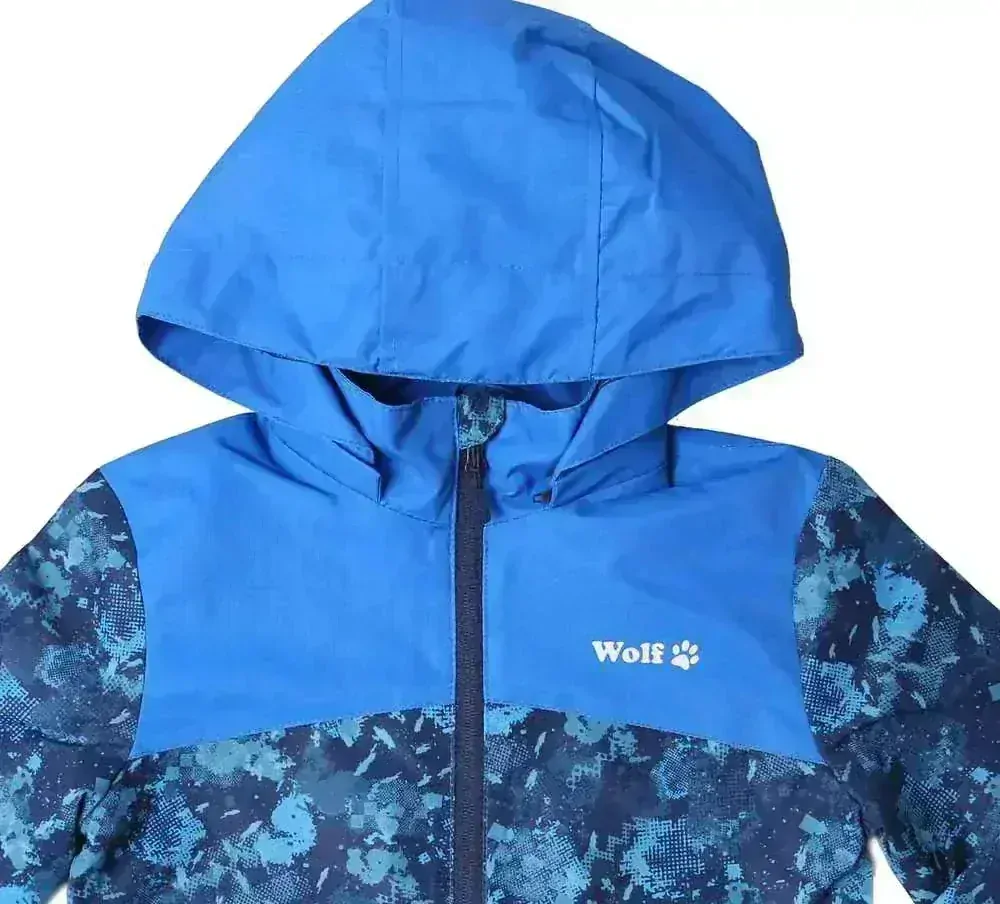 Chlapecká šusťáková bunda Wolf B2461 modrá