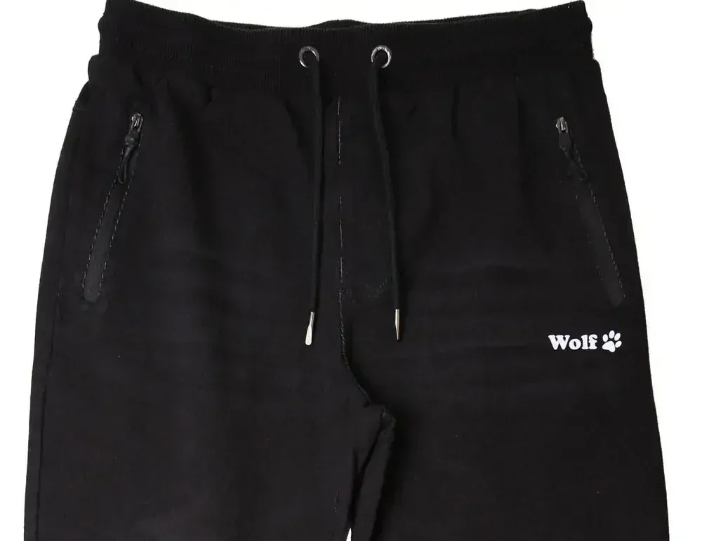 Sportovní kalhoty Wolf T2461 - IMITACE RIFLOVINY vel. 140 černošedé