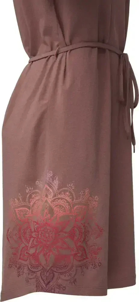 Dámské šaty Loap Abzoka vel. S-XL tmavší odstín fialovohnědý