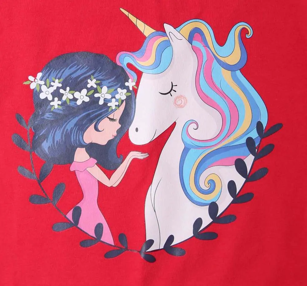 Dívčí tričko Wolf S2410A červené 