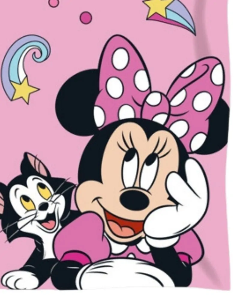 Osuška Minnie 70x140 cm Minnie s kočkou