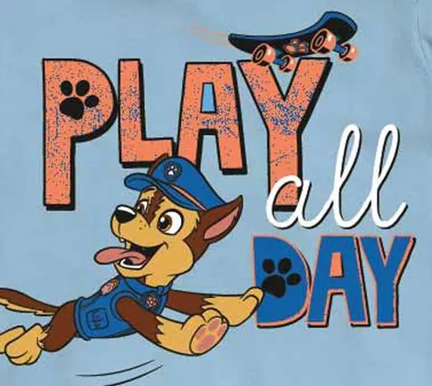 Chlapecké tričko Paw Patrol světle modré