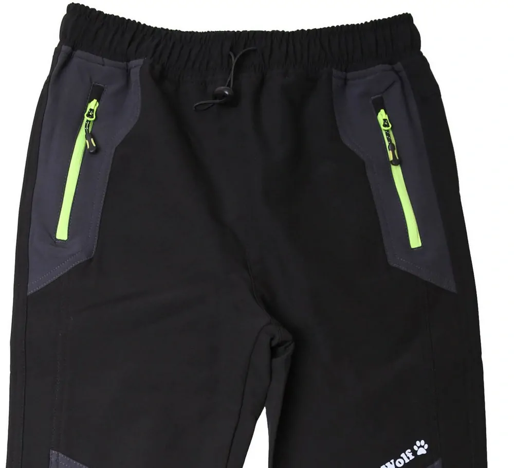 Chlapecké outdoorové kalhoty Wolf B2485 (JARNÍ) vel. 116-146 černé