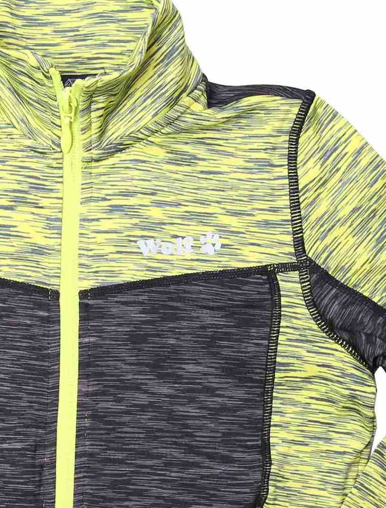 Funkční chlapecká mikina Wolf M2442 zelená se šedou